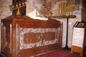 Почивање Светог Саве у Милешеву