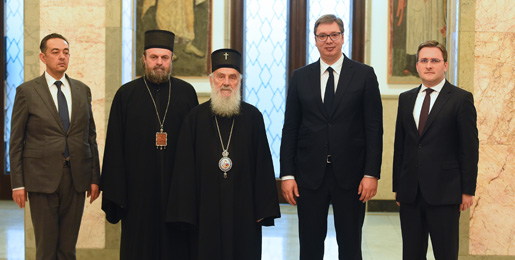 Председник са Патријархом: У Црној Гори политика се меша у унутрашње уређење Цркве