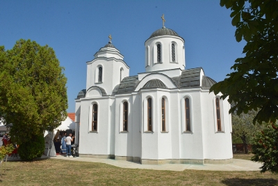 СВЕТА ЛИТУРГИЈА У ХРАМУ СВЕТОГ ВЕЛИКОМУЧЕНИКА ГЕОРГИЈА У ПРИДВОРИЦАМА