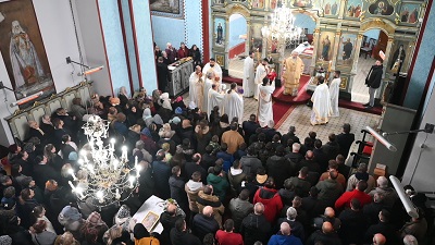 СВЕТА ЛИТУРГИЈА У ХРАМУ ПРЕОБРАЖЕЊА ГОСПОДЊЕГ У СМЕДЕРЕВСКОЈ ПАЛАНЦИ